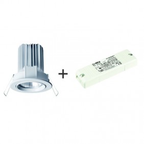Spot encastré à LED latérale 10W 3000K 40° avec...