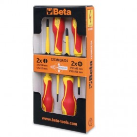 Set de tournevis 4 pièces Beta 1272/1274 SLIM...