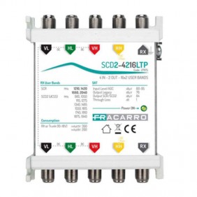 Multiswitch Fracarro SCD2-4216LTP 4 ingressi e...