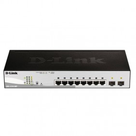 D-Link 8-Port Verteiler 10/100/1K+2SFP SMART...