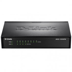 D-Link 8-Port 10/100 4/15W MAX Verteiler...