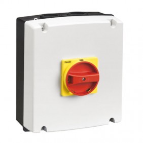 Lovato wall-mounted rotary disconnect switch...