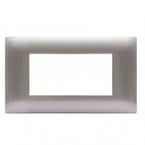 Placca Ave YOUNG44 colore grigio metallizzato 4...