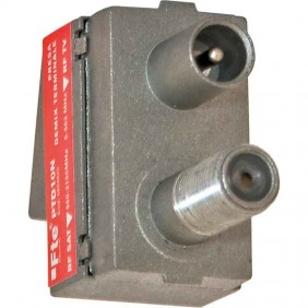 Tv and Satellite LTE connector F and male...
