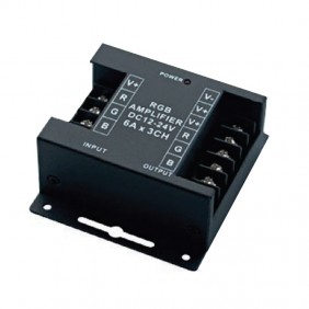 Amplificador de señal Ledco RGB IP20 24/12 Vdc...