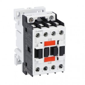 Lovato four-pole contactor 28A coil in AC 24VAC...