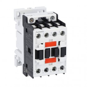 Contattore Lovato quadripolare 28A bobina in AC...