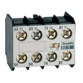Contact auxiliaire Lovato 2NA+2NC pour...