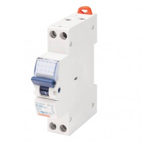 Gewiss Circuit Breaker 10A 2P 4.5KA C 1 Module...