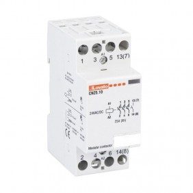 Lovato Modular Contactor 25A AC1 4NO 24VAC/DC 2...