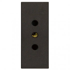 Vimar Linea Current Socket 10A 2P+E P11 Black...