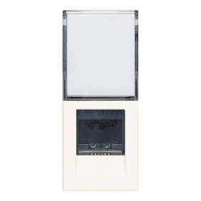 Vimar Linea RJ45 Datenbuchse mit Netsafe Kat. 6...