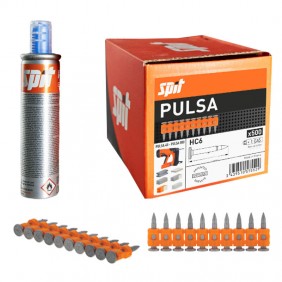 Nails with Gas Elematic Spit HC6 P40/800 27 C...