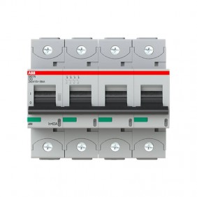 Abb Circuit breaker 4P 63A 36KA 6 Modules S120472
