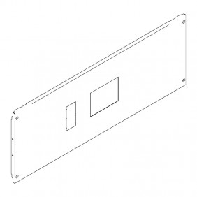 Bticino 4 screws panel for M4 switches 630 9741/04