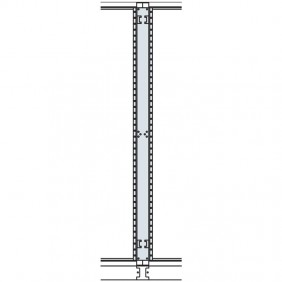 Intermediate girder for flanking structures or...