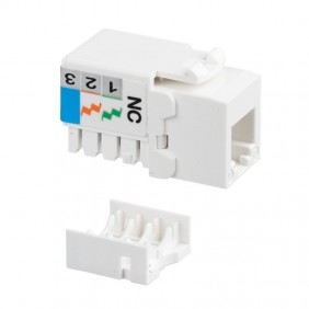 Querformat Fanton RJ12 KAT.3 Voice-Weißen 23708