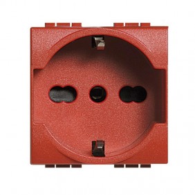 Prise Schuko universelle Urmet Simon Nea Rouge...