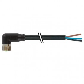 Connettore Murr M8 femmina 90° con cavo 4P 4A...