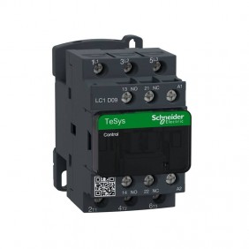 Contattore Schneider TeSys LC1D 3P 9A AC3 110 V...