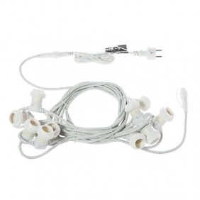 Catenaria Wimex con 10 portalampade E27 colore...
