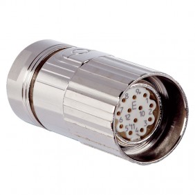 Connecteur femelle Sick pour encodeurs M23 12...