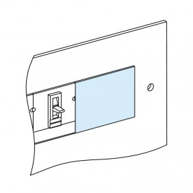 Plaque d’obturation Schneider pour NS-INS-250V...