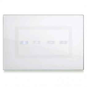 Plaque Ave Vera Touch S44 en verre 4 Modules...