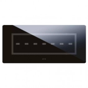 Ave Vera Touch S44 Glas 7 Platz Platte Schwarz...