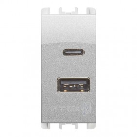 Presa USB Urmet Simon Nea con 2 uscite USB...