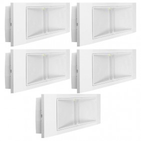 Kit 5 Lampade di emergenza Beghelli STILE IN...