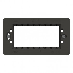 Support pour plaque 4 modules Abb Zenit Z1604YY 