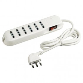 Multi-prise Bticino Slim 6 prises bipas...