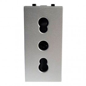 Abb Zenit zweipolige Steckdose N2133 PL 10/16A...