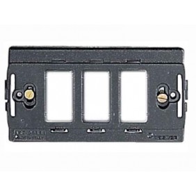 Master Halterung für 3 Module, auch für Bticino...