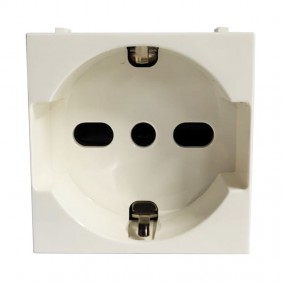 Abb Zenit Schuko und zweipolige Steckdose N2233...