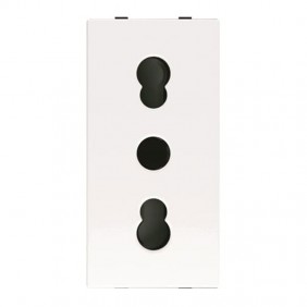 Prise Bipas Abb Zenit N2133 BL 10/16A 1 Module...