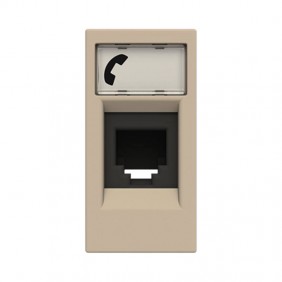 Prise téléphonique RJ12 Abb Zenit N2117.6 CV...