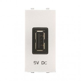 Cargador USB Abb Zenit N2185.2 BL Tipo A 2A 1...