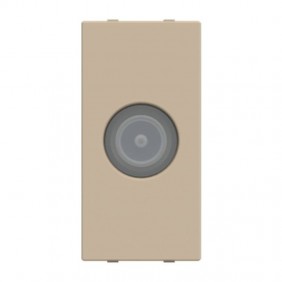 Abb Zenit TV Socket N2150.8 CV Type M Champagne...