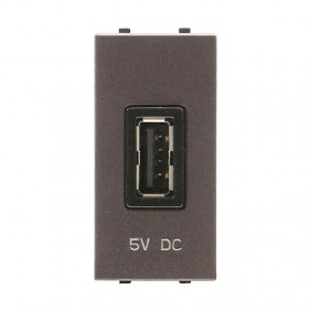 Caricatore USB Abb Zenit N2185.2 AN Tipo A 2A 1...