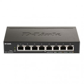 D-Link 8-Port 10/100/1000 SMART 64W Switch...