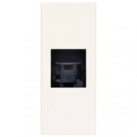 Vimar Linea Telephone Socket 6/4 1 Module White...