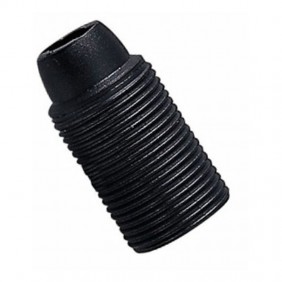 Portalámparas Master E14 negro con rosca 00510-B