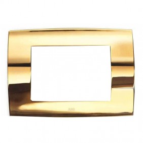 Plaque Abb Soft Metal Elos 4 modules Or...