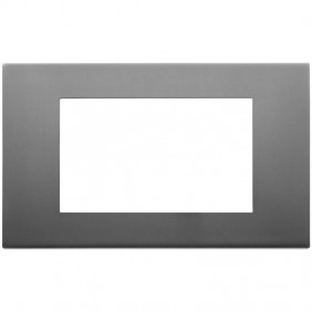 Vimar Linea Platte Metall PVD 4 Module Inox...