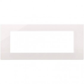 Placca Vimar Linea Reflex 7 Moduli Bianco 30657.40