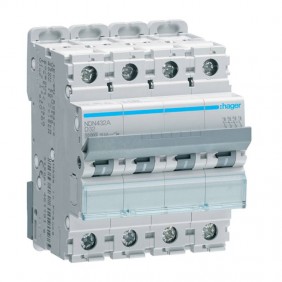 Hager 4P 32A 10KA Automatic Magnetothermal...