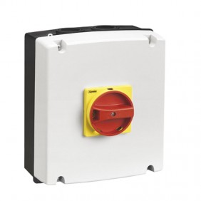 Lovato wall-mounted rotary disconnect switch...
