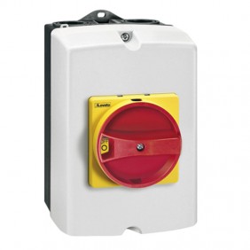 Interrupteur rotatif Lovato mural 4X40A IP65...
